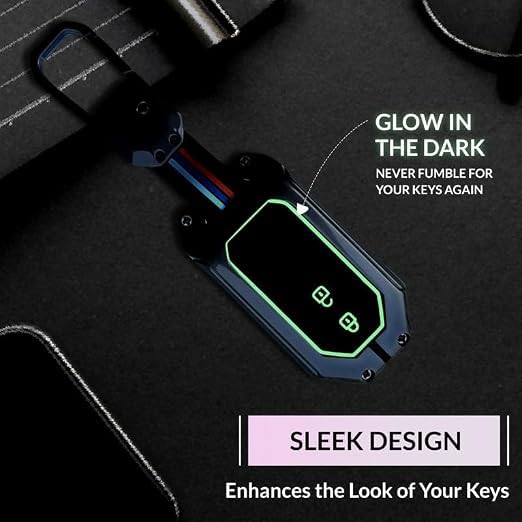 Image of NEODRIFT 'KeyShield' Car Key Cover for Maruti Suzuki Swift (Shape 2, 02 Buttons) (Durable, Stylish and 360 Protection)