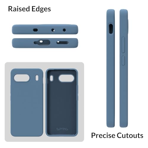 Image of SPRIG Compatible with OnePlus Nord 4 Premium SilkTone Back Cover Drop Tested Shock Proof Mobile Case for Men, Women, Boys and Girls with Camera Protection (Denim Blue)