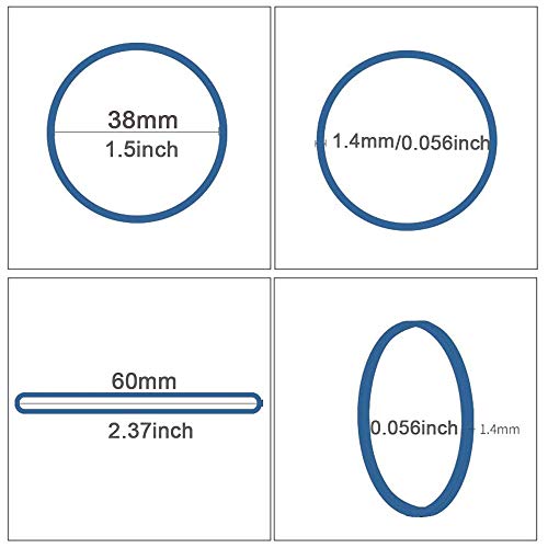 Amuu Rubber Bands 500Pcs #16 Rubber Band Multicolor Small Rubber Bands For Office School Home Size16 Elastic Band -Colors-500Pcs-38Mm #TOP2