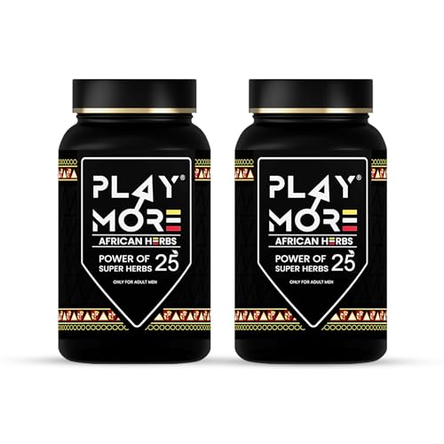 Image of Herbal Deck Play More Powder for Men | Pack Of 2 | African Herbal Formula | Stamina, Vitality & Immunity | Supports Reproductive Health Naturally