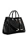 Imagen de GUESS bolso bandolera Cresidia II Society Satchel Black Logo negro