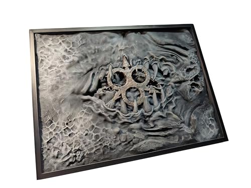 Image of Dry Brush Palette | Texture Palette for Miniature Painting & Model Kits - Drybrush & Paint Scraping Tool (Alternative to Wet Palette) (7.87x5.9in) (05)