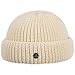 Produktbild LIERYS Costa Dockermütze Herren - Wintermütze aus Schurwolle - Made in Germany - Strickmütze in One Size (53-59 cm) - Herrenmütze mit Umschlag - Dockercap Herbst/Winter cremeweiß One Size