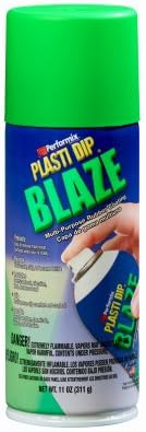 Plasti Dip Flat/Matte Blaze Green Multi-Purpose Rubber Coating 11 oz oz.