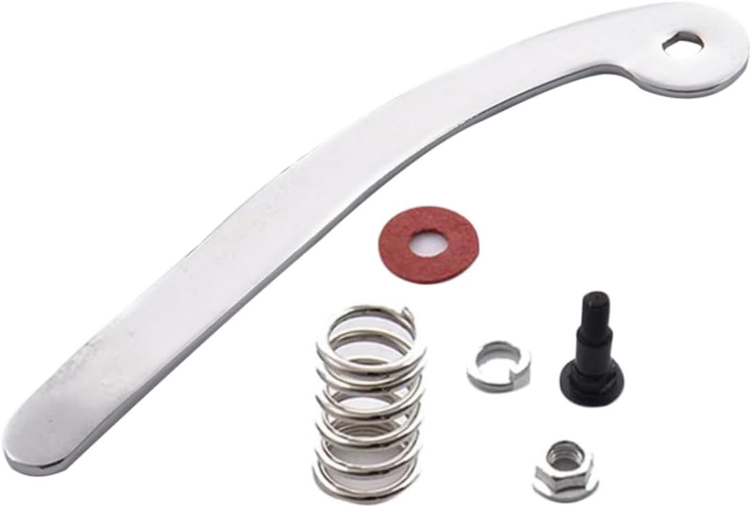 Toyvian 3pcs Guitar Electric Vibrato Bridge Tailpiece Whammy Bar Replacement for Hand Crank Guitar Accessory Random Color