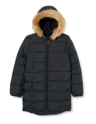Roxy Only Love-Chaqueta Acolchonada con Capucha para Niñas 4-16, Anthracite, 10/M
