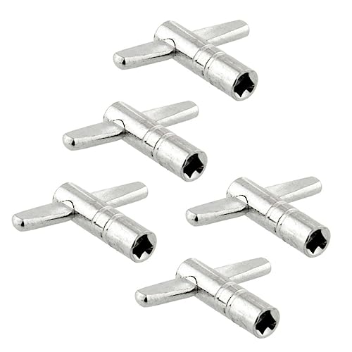 COSMEVIVI 5 Pcs Metal Construction Standard Drum Wrench Set for Jazz Drum Tuning Key Pack