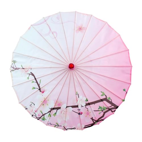 Parapluie chinois en papier huilé fait main, artisanat traditionnel style floral