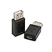 ELECTOP 2 Pack USB 2.0 A Female to USB Micro Female Adapter Converter