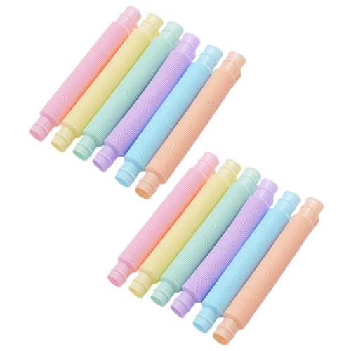 GNHG Mini Tubos Pop Juguetes Sensoriales - 12 piezas Tubo Pop Tubo Elástico - Juguete Educativo Infantil Interesante Herramientas Sensoriales Elásticas para adultos y niños(6 colores) GNHG Mini Tubos Pop Juguetes Sensoriales - 12 piezas Tubo Pop Tubo Elástico - Juguete Educativo Infantil Interesante Herramientas Sensoriales Elásticas para adultos y niños(6 colores)