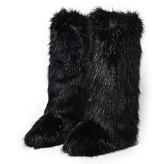 Long Black Fox Fur