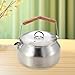predolo Outdoor Kettle for Camping, Water Pot and Teapot for Hiking, Silver