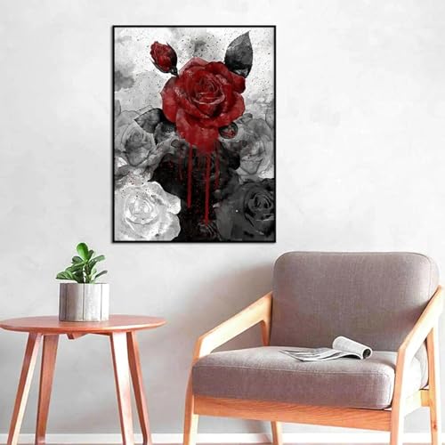 Impression de fleurs aquarelle pour décoration de salon moderne