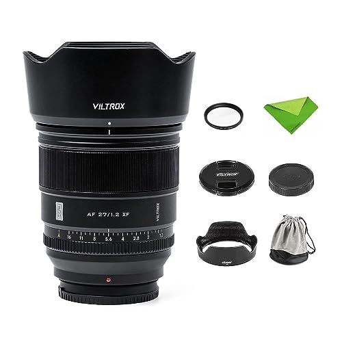 Viltrox 27mm F1.2 Pro X-Mount Lente de retrato com foco automático para câmeras Fujifilm X-Mount X-T