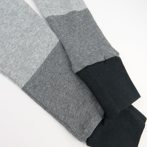 Multipack 2-Piece Pajamas Sleepwear Pjs 100% Organic Cotton for Infant Baby and Toddler Boys, Unisex, Bold Stripe Gray Ombre, 3 Years - Thumbnail 5