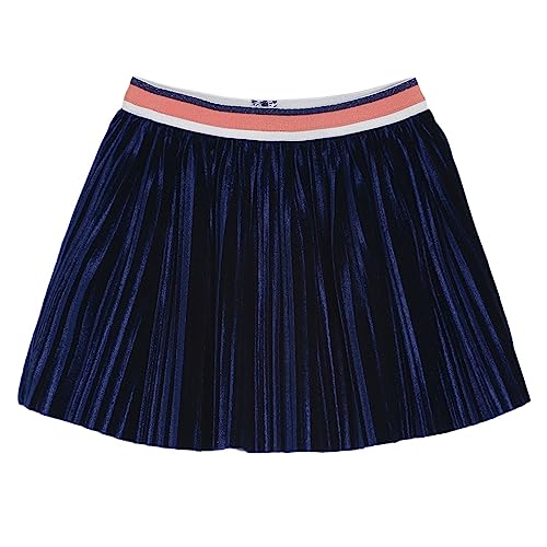 Image of miniklub Baby Knee Length Woven Cotton Skirt (Blue Color)