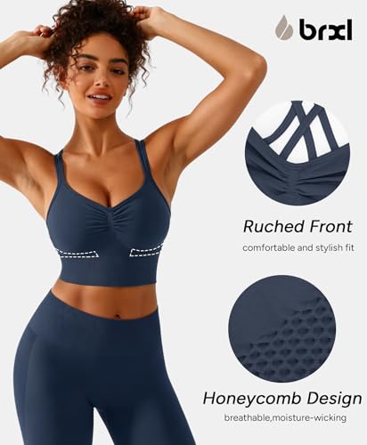Image of BRXL Sports Bras for Women Crisscross Back Workout Gym Sport Bra