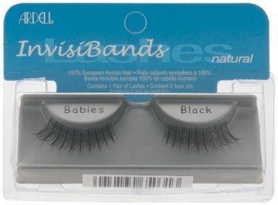 Ardell Invisiband Lashes, Babies Black, 1 Pair (Pack of 3)