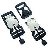 TXZWJZ Magnetic Quick-Release Buckle Replacement – 1 Inch 2 Pack Magnetic Buckle for Tactical Backpack Strap Belt Buckle Military Accessories