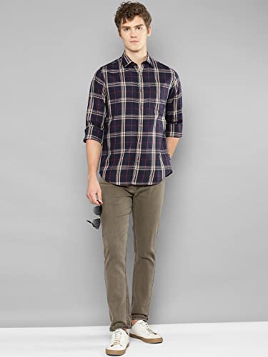 Image of Allen Cooper Checks Shirts for Men - 100% Cotton Comfort Fit Casual and Formal Shirt - Breathable, Soft, Classic Style (Multiple Colors)