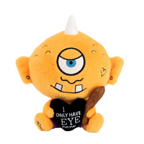 Punchkins Cyclops Plushie - I Only Have Eye for You Cute Valentine's Day Plush, Gift for Couple (Girlfriend, Boyfriend, Wife, Husband), Sassy Plush Toy for Gifting