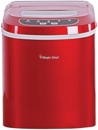 Magic Chef Portable Countertop Ice Maker, Red