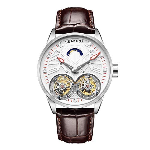 SEAKOSS�����Y�X�[�p�[�f���A���g�D�[���r�����E�H�b�`�T�t�@�C�A�K���X���~�i�X�{�v�X�g���b�v�X�P���g�������Y���J�j�J���r���v�E�b�h�M�t�g�{�b�N�X (White)