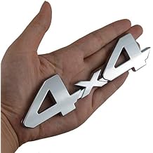 4x4 الكروم الحاجز الجانب الخلفي شارة الشعار مع لاصق للشاحنة/Suv/التقاط الباب الخلفي الباب الخلفي الباب بوابة الذيل 4 Wd الكروم