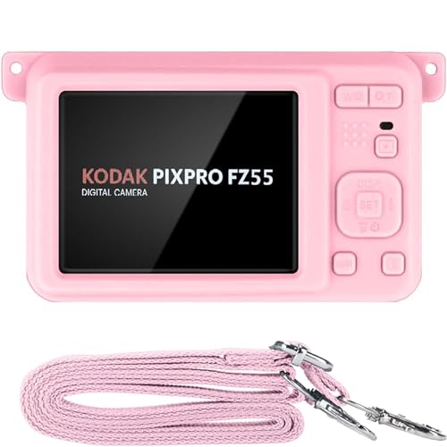 Baval �V���R�[���J�o�[�P�[�X Kodak PIXPRO FZ55 16MP CMOS�Z���T�[�f�W�^���J�����p (�s���N�P�[�X)