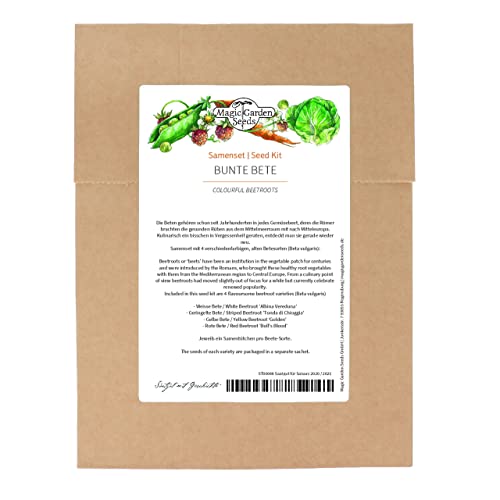 Betteraves colorées - kit de semences avec 4 variétés savoureuses
