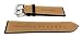 20mm Width Panerai Style Leather Watch Band Original Style Stainless Steel Buckle Black Color Watchband - by JP Leatherworks