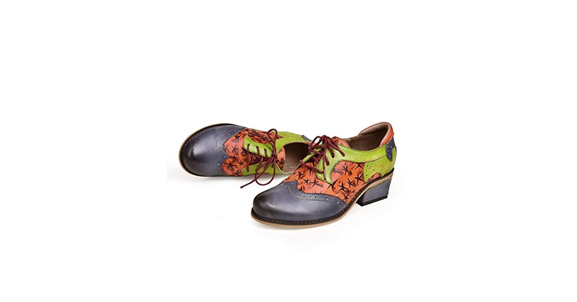 Amazon.com | CrazycatZ Women's Leather Oxford Shoes