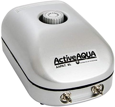 Hydroponic Air Pump, 2-Outlet, 7.8-Liter