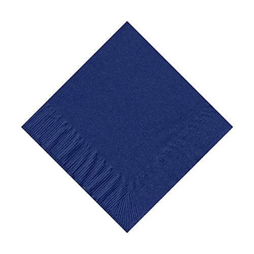 100 2-Ply Cocktail Personalized Napkins (Navy Blue)