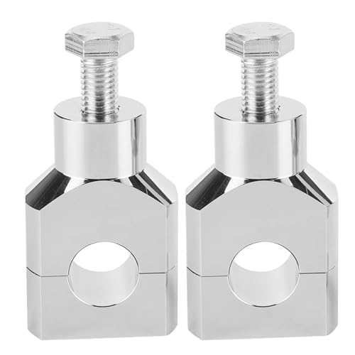 Abrazadera de manillar de 2.5 cm en aleación de aluminio ajustable para moto custom 5