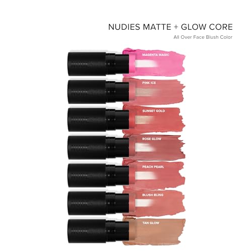 Nudestix NUDES00000615 Nudies Matte + Glow Core All Over Face Blush Color - Sunset Gold thumb #4