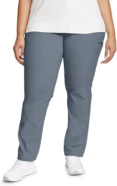Eddie Bauer Women’s Rainier Hiking Pants, Durable, Comfortable, Water Repellent, Phone Pocket, UPF 50+ Protection
