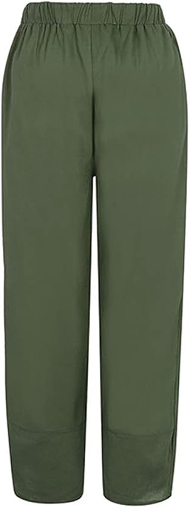 Amazon.com: NP - Pantalones de verano para mujer, estilo casual, sueltos,  color ancho, pantalones para mujer : Ropa, Zapatos y Joyería