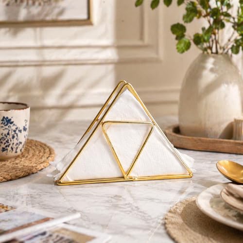 Image of CraftVatika Tissue Napkin Holder for Dining Table, Table Decoration Items, Home Dining Table House Decor, Cafe Restaurant Decoration Items, Hotel Accessories, Tissue Holder Kitchen, Housewarming Gift