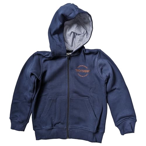 Trachten-Jacke Kinder Jungen Mädchen Sweatjacke Dunkelblau, Gr. 158