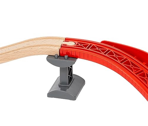 BRIO World 33995 Schienenpaket Berg und Tal - 16-teiliges Schienenpaket mit vielen tollen Layout-Möglichkeiten - Kompatibel mit allen Produkten der BRIO World und empfohlen für Kinder ab 3 Jahren