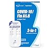 Healgen – Prueba de antígenos rápida 3 en 1 de COVID-19, gripe A y B, casera, autorizada por la FDA, venta libre, ventanas dobles fáciles, resultados en 15 minutos, vida útil de 18 meses, 1 prueba