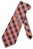 Eagles Wings Oilers Check Polyester Neck Tie Hockey Team Logo