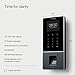 TimeMoto TM–626 Employee Time Clock With Fingerprint Sensor, RFID Badge/Keyfob and PIN, For Up to 200 Users, Clocking, Scheduling, Timesheets, Reports, Wi-Fi, App For iOS/Android, 3-Year Warranty