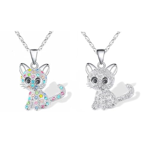 🎁Ampia applicazione: questo simpatico set di collane è perfetto come regalo di compleanno, regalo di Natale, regalo di laurea, regalo di anniversario, regalo per la festa della mamma, regalo di San Valentino, ecc. O semplicemente come sorpresa per i tuoi cari.