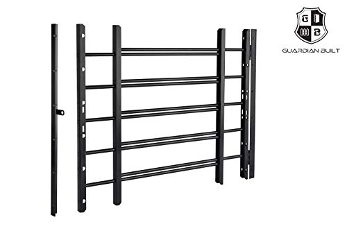 Grisham Pp-Spag Window Guard (5-Bar, Black)