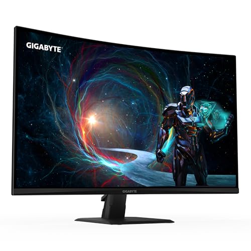 GIGABYTE GS32QCA 31 5 Moniteur Gaming Incurvé QHD 2560 x 1440 180Hz 1ms 250 cdm² FreeSync HDR Ready HDMI 2.0 DisplayPort 1.4 Neuf - vue 5