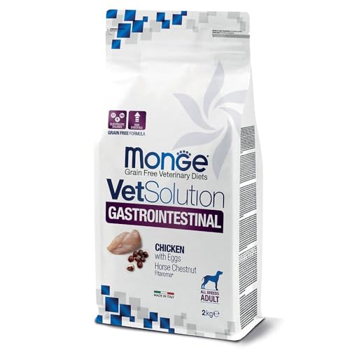 Monge Dog Vetsolution Cibo Secco per Cani, Gastrointestinal gusto Pollo e Uova, Sacco da 2 Kg