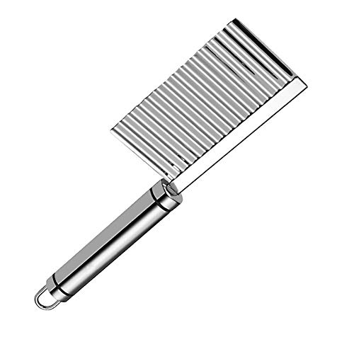 SpringPear® 304 Edelstahl Wellenschneider Gemüsehobel für Kartoffel Gemüse Obst Frucht Teig DIY Werkzeug Küchenhelfer Cover