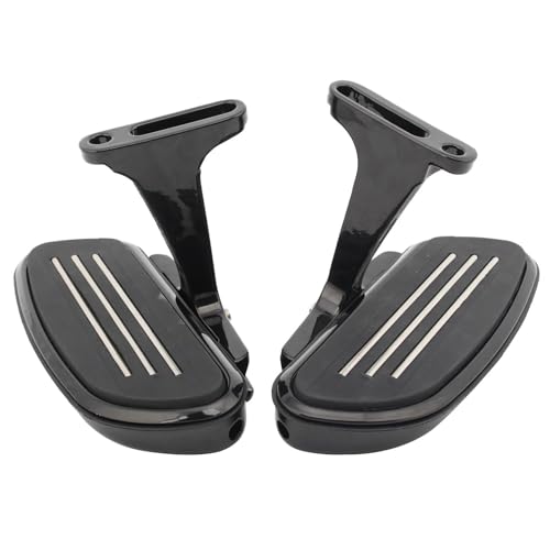 Repose-pieds passager pour moto Harley Street Glide et CVO en acier fini chrome